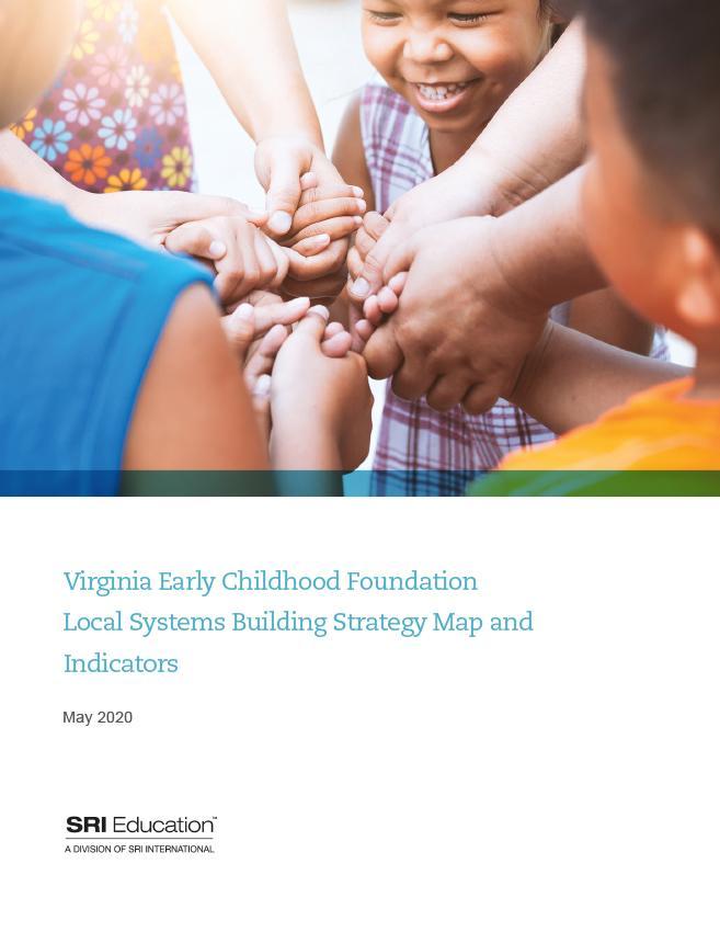 VECF Local Systems Building Strategy Map and Indicators report